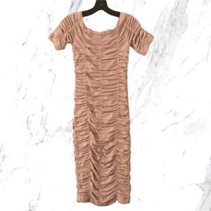 RONNY KOBO Nina Off The Shoulder Sheath Dress